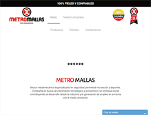 Tablet Screenshot of metromallas.com